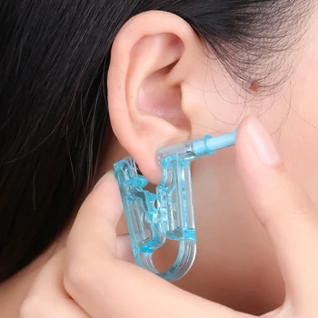 

1PC Portable Disposable Safety Ear Piercing Piercer Healthy Painless Non Bleeding With Ear Stud Asepsis Ear Piercing Piercer