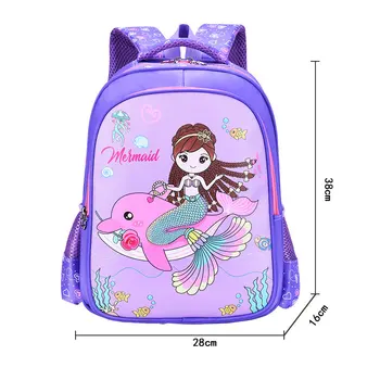 

Fashion Cartoon Schoolbag for Girls Children School bag for Teenager Boys Orthopedic Princess Backpack Mochila Infantil