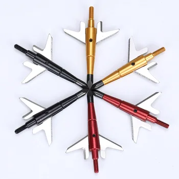 

6/12pcs Hunting BroadHeads with2 Expandable Blade 100Grain 1.7" Cut For Compound Bow Crossbow Recurve bow hunting Arrowheads