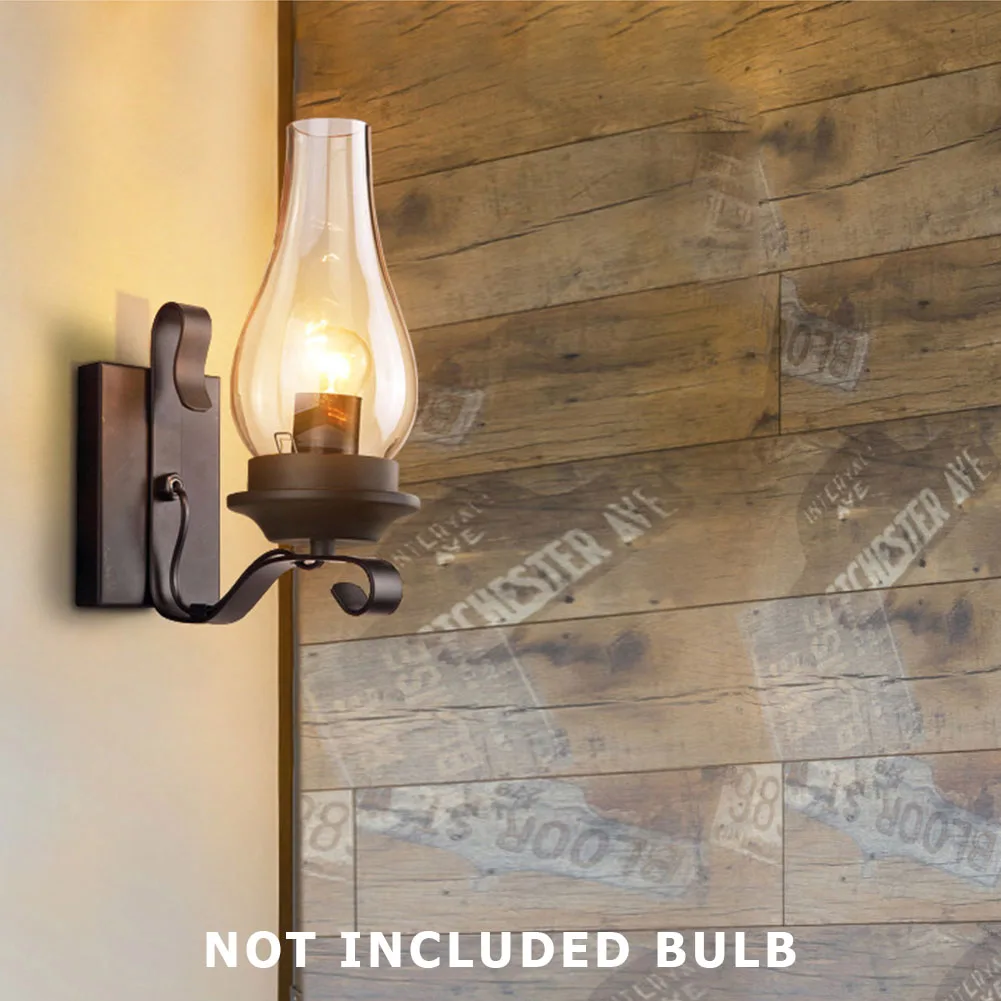 

E27 Home Decor Bedroom Indoor Lighting Loft Bar Led Aisle Wall Light Corridor Lamp Iron Industrial Vintage Night Sconce Retro