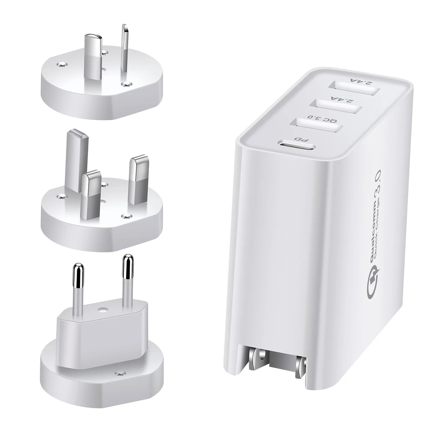 Three different type of plugs for use in different zone (White)
