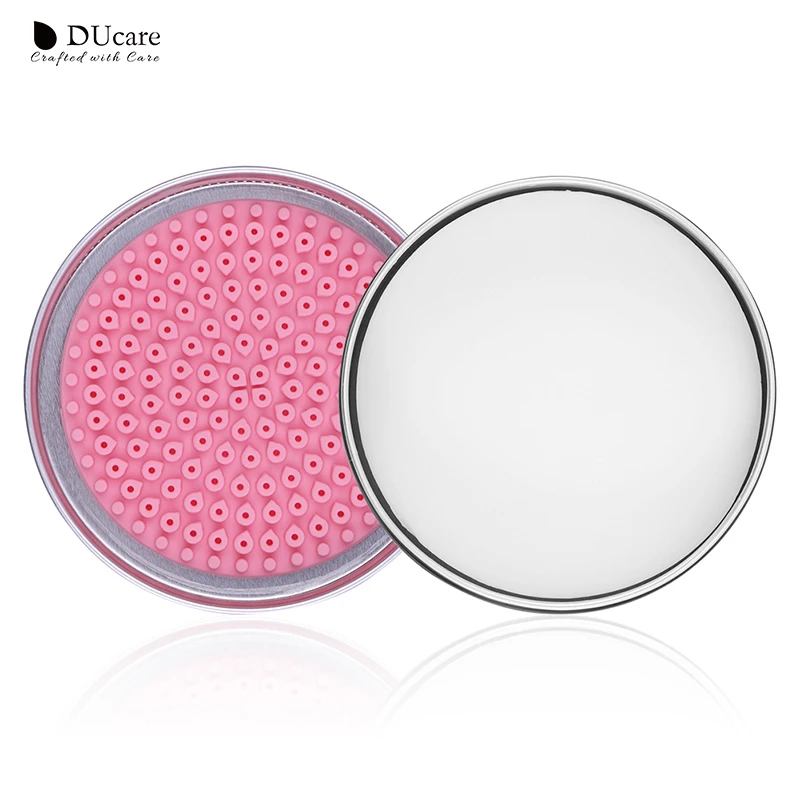 DUcare 1PCS Makeup Brush Cleaner Soap Cleaning Washing Brush Silicone Pad Mat Box Make Up Cosmetic Tools