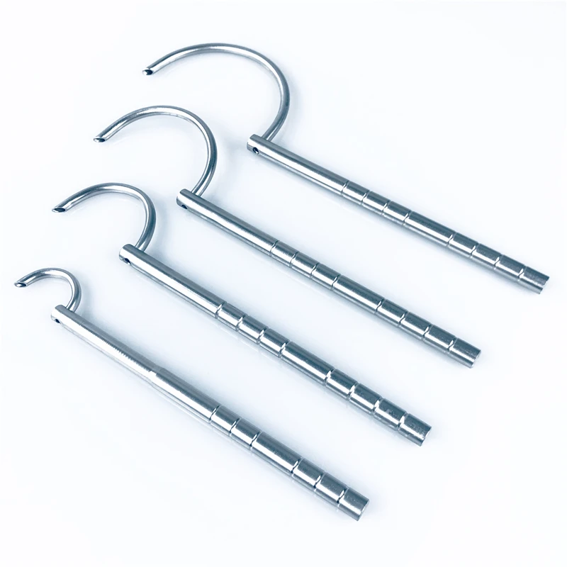 4 unids/set 4mm agujero de alambre de los transeúntes de Guider veterinarios ortopedia instrumento