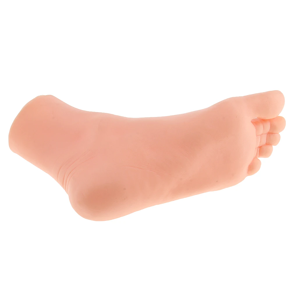 21cm Lifesize Female Left Foot Mannequin Sandal Shoes Sock Ankle Chain Display Model Holder Rack for Shop Use