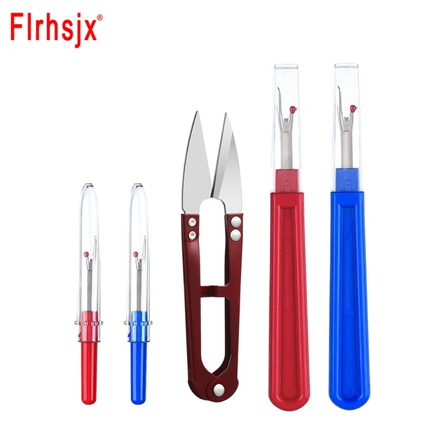 FLRHSJX 3Pcs Sewing Seam Ripper Sharp Thread Cutter Plastic Handle Trimming  Scissors Stitch Unpicker for Stitch Remover Sew Tool - AliExpress