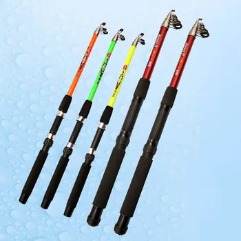 SUPER PROMO ❤️ 1.5m/1.8m Portable Telescopic Fishing Rod Carp Fishing Rod Feeder Hard FRP Carbon Fiber Telescopic Fishing Rod Fishing Pole New - discount item 25% OFF Sports & Entertainment