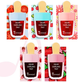 

5 pieces Liquid Jelly Lipgloss Ice Cream Fruit Lip Gloss