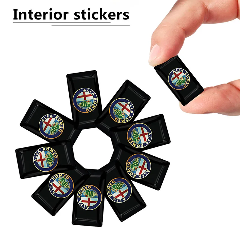 10pcs Car Window lift button sticker Steering Wheel Decal For BMW M F15 E46 E70 E71 E91 E92 E93 F20 F15 F13 M3 E34 X5 E53 E82