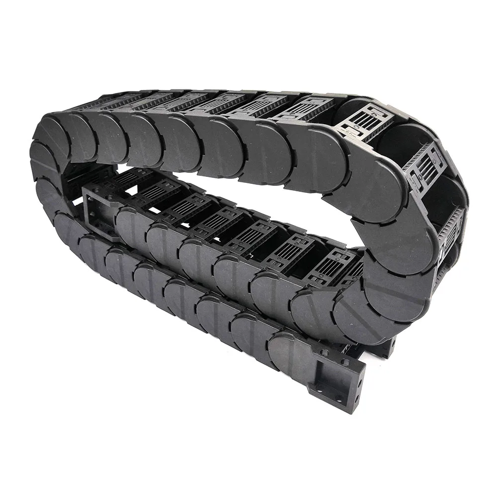 1 Meter D25 Series Low Noise Towline Wire Carrier Cable Drag Chain Transmission Bridge Type Open On Both Sides Hot