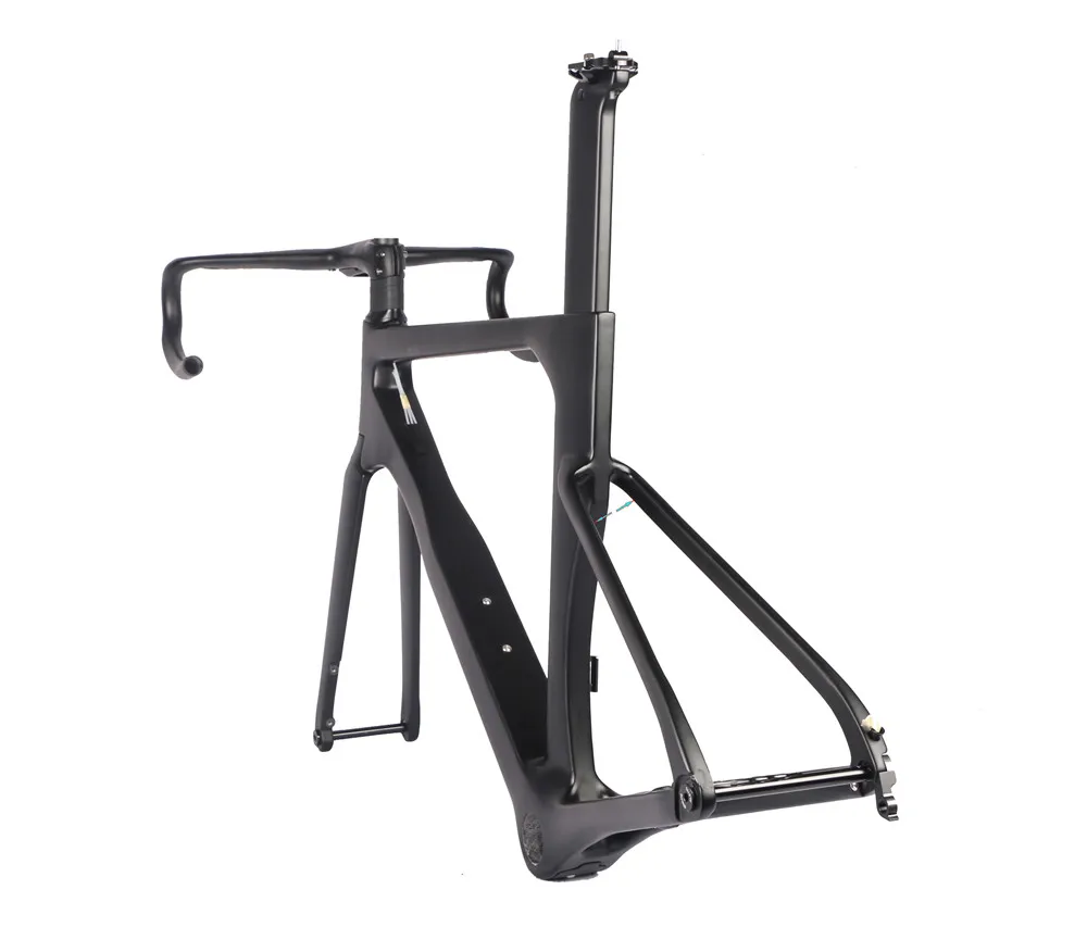 Perfect 2020 Model AEROSIX Carbon Road bicycle Frameset disc brake thru axle bike frame fork seatpost with 5D handlebar 7 Perfect 2020 Model AEROSIX Carbon Road bicycle Frameset disc brake thru axle bike frame fork seatpost with 5D handlebar 7
