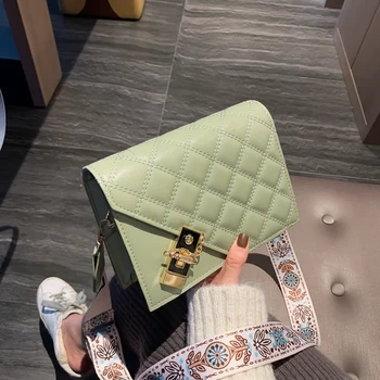 

Fashion Designer Leather Handbag Korean Style Canvas Strap Shoulder Bag Young Lady Candy Color Marmont Bag Women Mini Purse