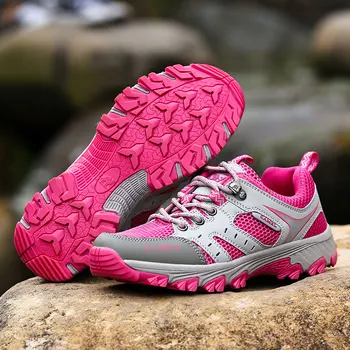 

Hot Popular Men Women Outdoor Hiking Boots, Couples Mountain Climbing shoes,High Quality Sports Trekking Footwear, Work Shoes