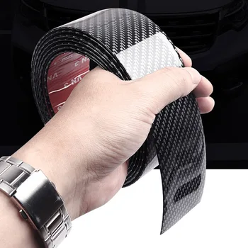 

For Honda Civic 10th 2017 2018 2019 2020 Car Bumper Strip Protectors Exterior Middle-Carbon Fiber 3D Car Stickers Door Sill