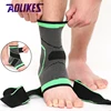AOLIKES 1PCS 3D Sport Ankle Brace Protector Compression Ankle Support Pad Elastic Nylon Strap Brace for Football Basketball ► Photo 1/6