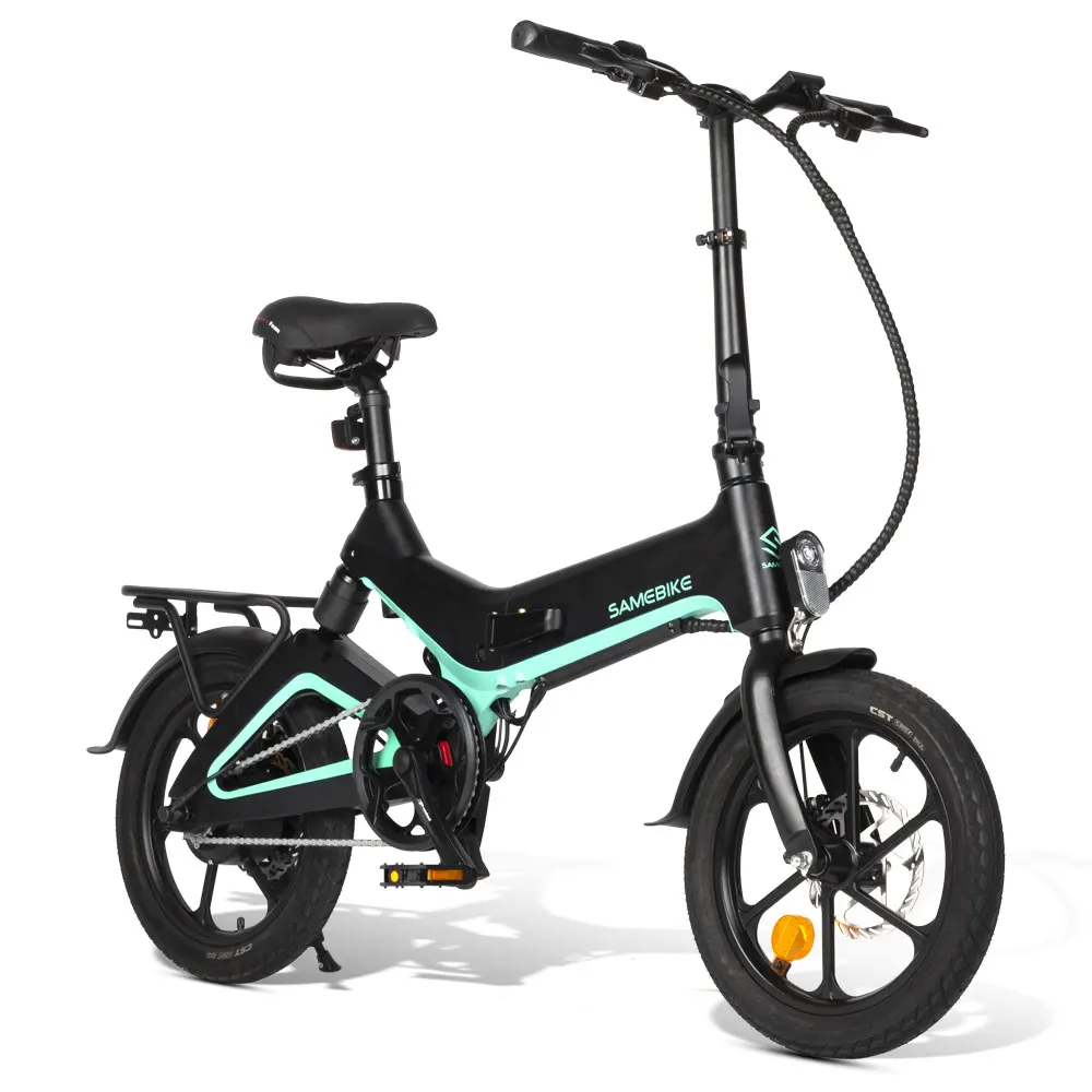 Best Price for  [EU Direct] Samebike JG7186 36V 250W Smart Folding Electric Bike Moped 25km/h Top Speed Electric Bi