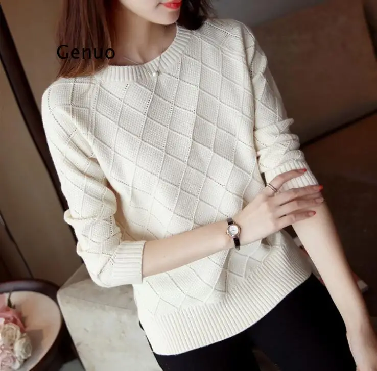 

Korean Autumn Winter Knitted Sweaters for Woman Pull Femme Slim Comfortable Turtleneck Long Sleeve Sueter Mujer Solid Split