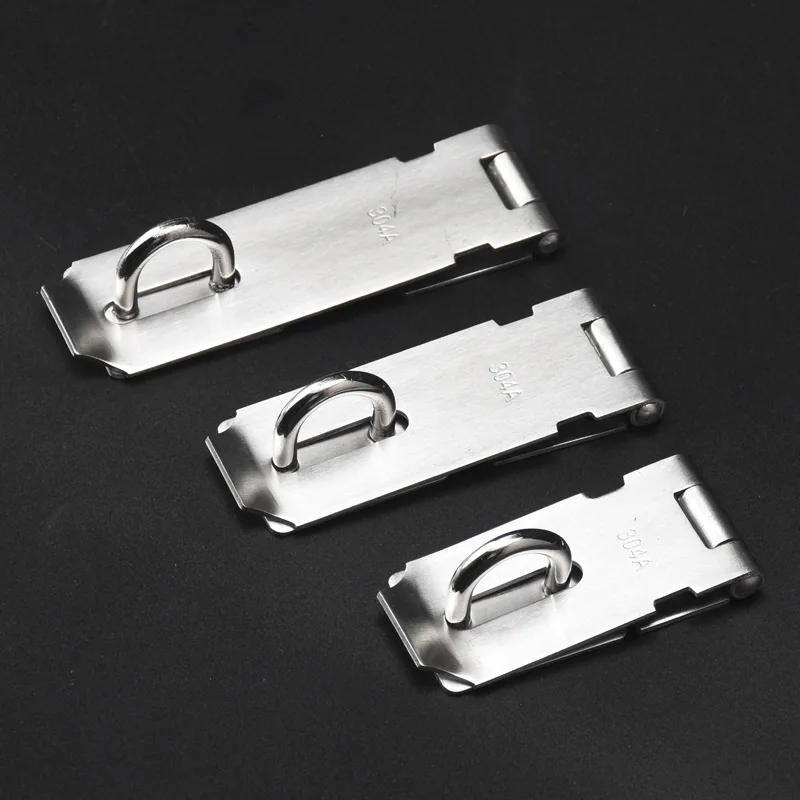 

Manufacturers Direct Selling Stainless Steel Lock Card Safety Thick Door Buckle Anti-Theft Door Lock Door And Window Accessories