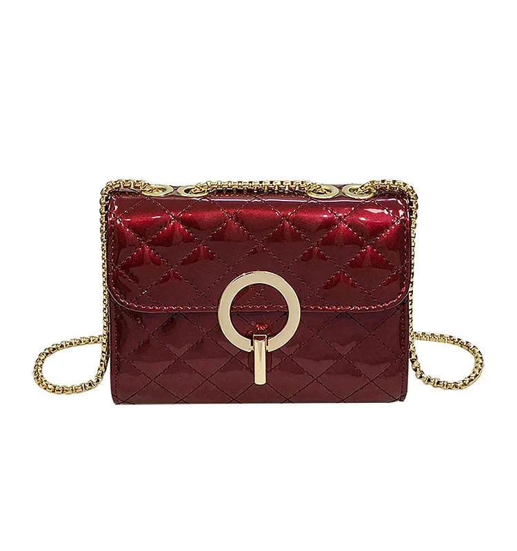 

New Fashion All-match Messenger Bag High-Grade Fragrance Rhombus Chain Women's Bag