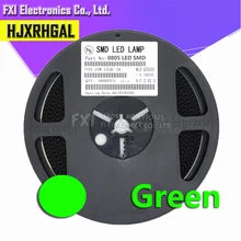 1 катушка 3000 шт. зеленый 0805 SMD светодиодный диоды для подавления переходных скачков напряжения светильник горячая распродажа