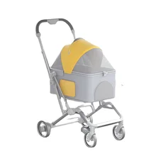 

Pet Stroller Portable Foldable Detachable Small Dog Baby Walking Cat Dog out Trolley