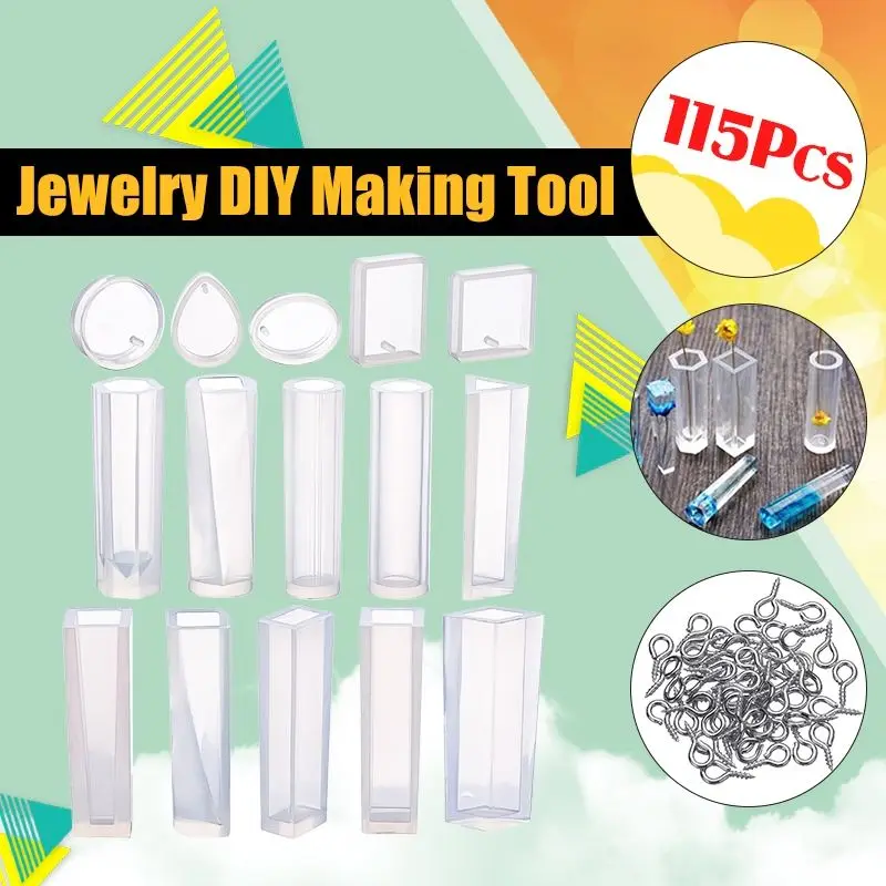 Resin Craft Tool Silicone Mold DIY Mould for Earrings Pendant Necklace Making