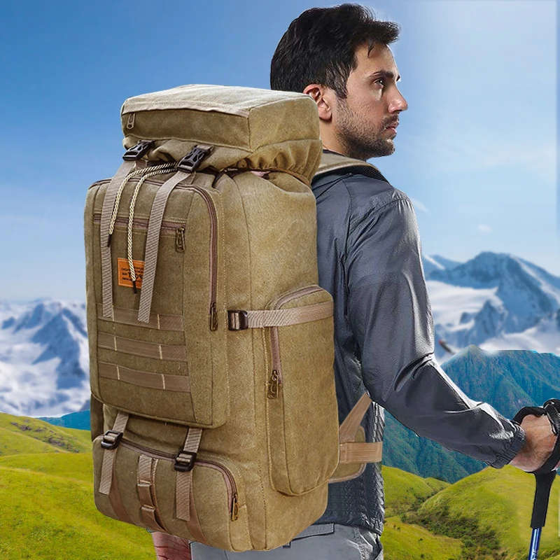 Molle Military Backpacks Hiking Bags - 75l Outdoor Military Hiking Backpack  - Aliexpress