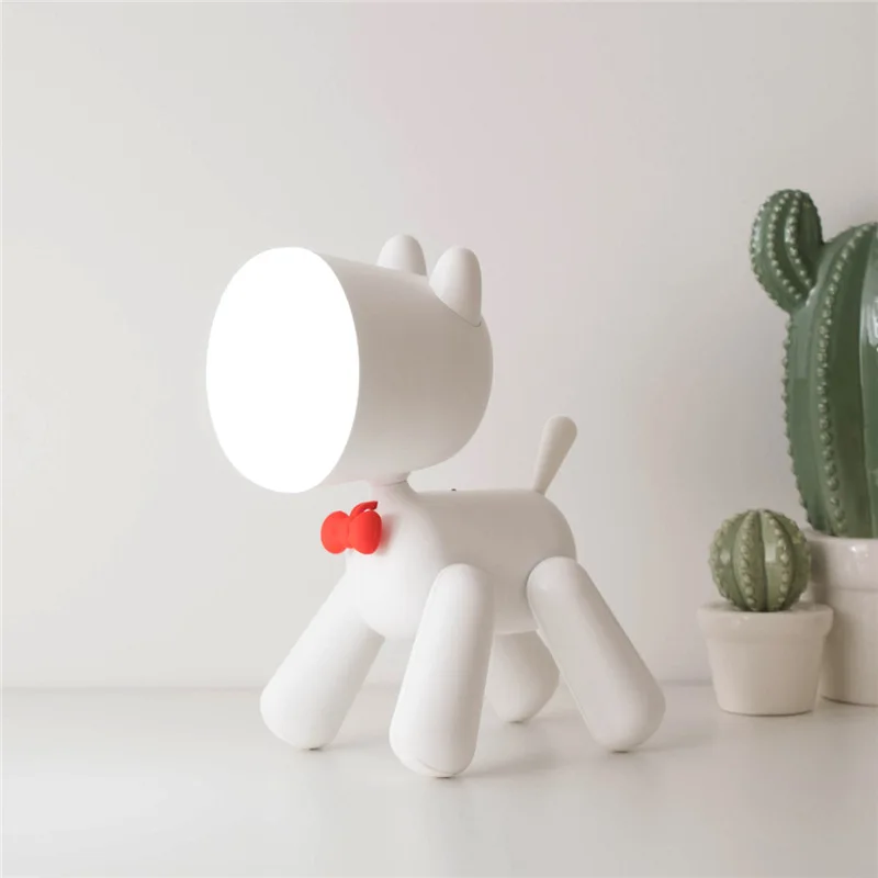 

Puppy Shape Night Light USB Table Lamp Creative Home Bedside Lamp Decorative Night Light the Most Popular Gift christmas lights