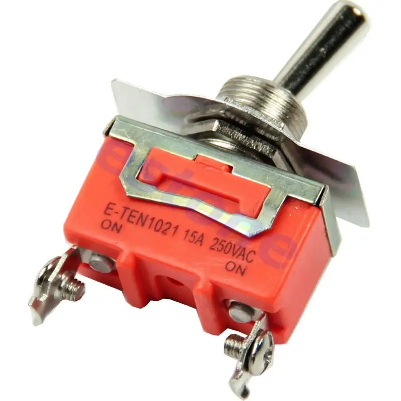 

1pc Hi-Q 15A 250V High Quality SPST 2 Terminal ON OFF Toggle Switch