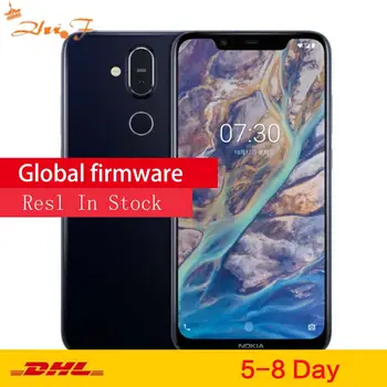Перейти на Алиэкспресс и купить Смартфон NOKIA X7 8,1, 4 Гб RAM, 64 ROM, Snapdragon 710, 2,2 ГГц, Восьмиядерный, 6,18 дюймов, FHD + полный экран, Android 9, 4G LTE