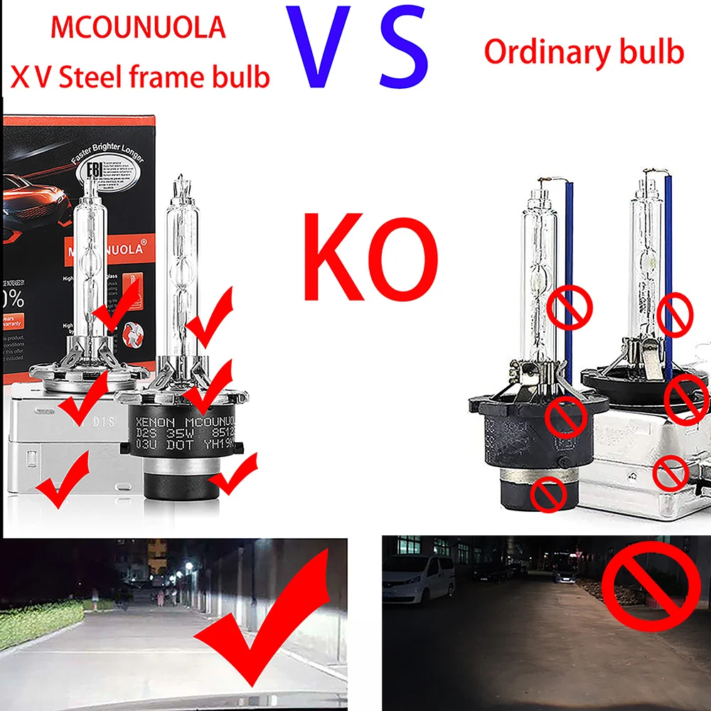 2 шт OEM 2 шт 35 Вт D1S D2S D2R D3S D4S D4R ксеноновые HID лампы Автомобильные фары замена 4300K 5500K 8000K