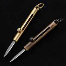 

Multifunctional Portable Creative Brass Split Express Knife Stainless Steel EDC Pendant Pocket Knife Self Defense Keychain Tools