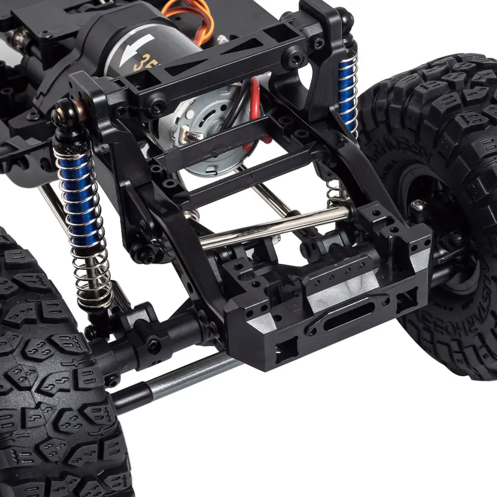 Châssis Crawler RC 1/10 DIY avec Moteur 35T 550 et Transmission 2 Vitesses