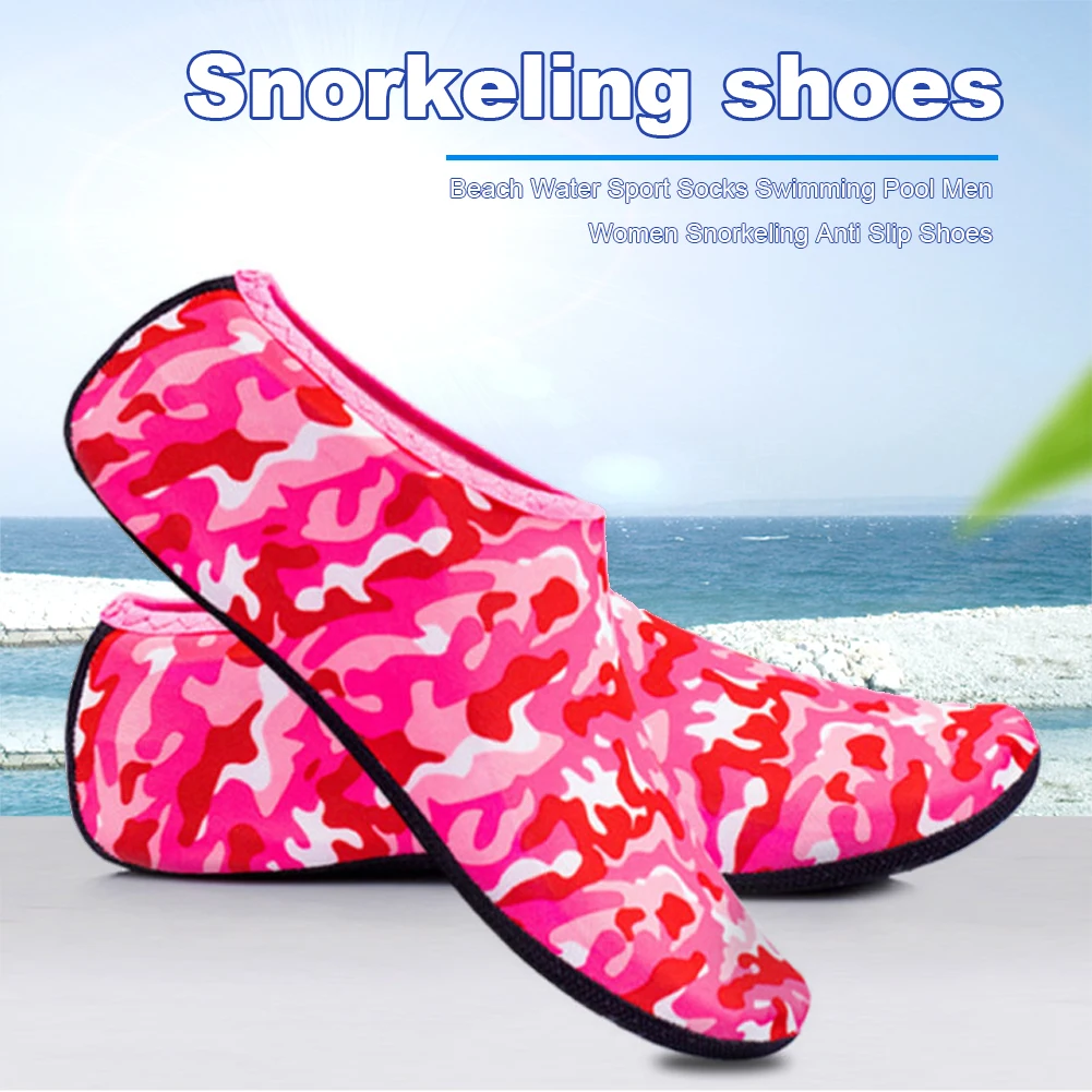 Pink Anti Slip Pool Sock 