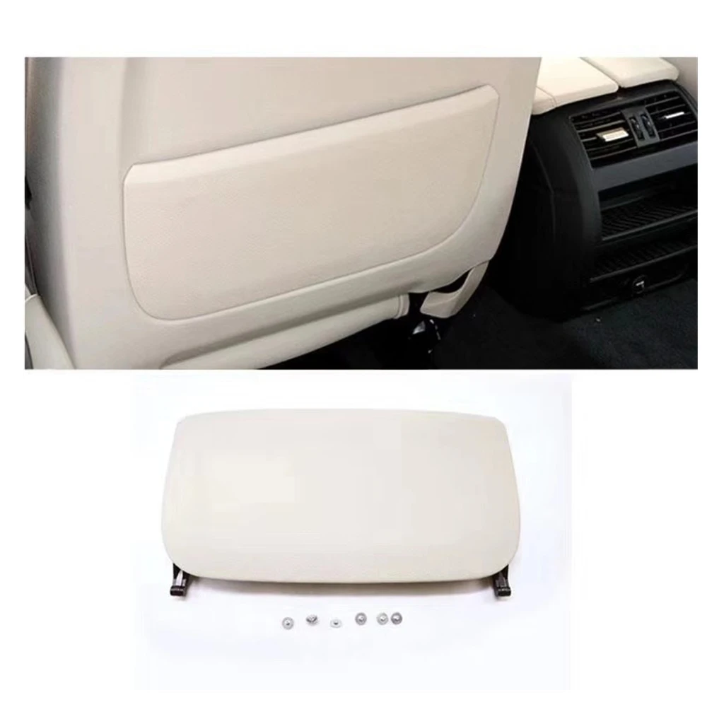 US $75.19 Car seat back board for BMW F10 F11 F07 F02 series rear backrest Panel part genuine leather cover leather cover storage pocket