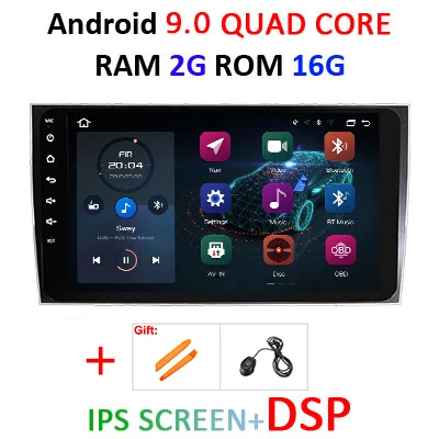 Ips DSP Android 9,0 64G Автомобильный dvd-плеер для Porsche Cayenne 2003-2010 Cayenne S 2003-2010 Cayenne GTS 2003-2010 gps радио - Цвет: 9.0 2G 16G IPS DSP