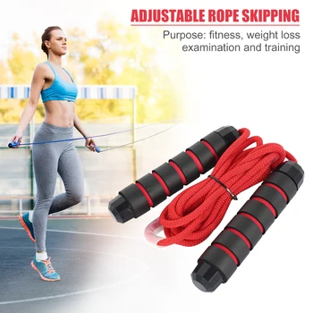 

3m Jump Rope Adjustable Length Thick Foam Handle PVC Skipping Rope Fitness Equipment Accessories for Men Women Children