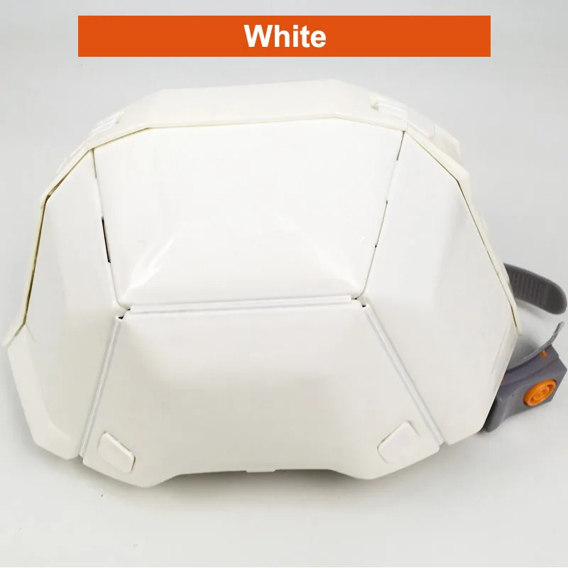 Складной шлем высокой интенсивности труда портативный защитный шлем быстро складывается восстановление сейсмическое спасение открытый защитный жесткий головной убор - Цвет: Белый