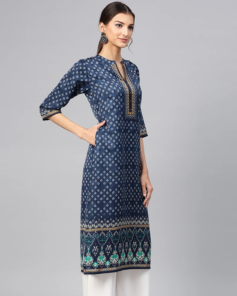 Индийские этнические блузки индийское платье для женщин одежда Kurta Vestido Indiano Kurtha