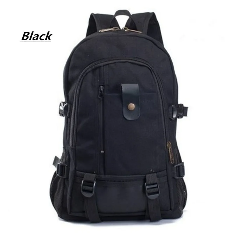 Модный мужской женский рюкзак, повседневный рюкзак для путешествий, Большой Вместительный рюкзак для ноутбука, дорожная школьная сумка - Цвет: black backpack
