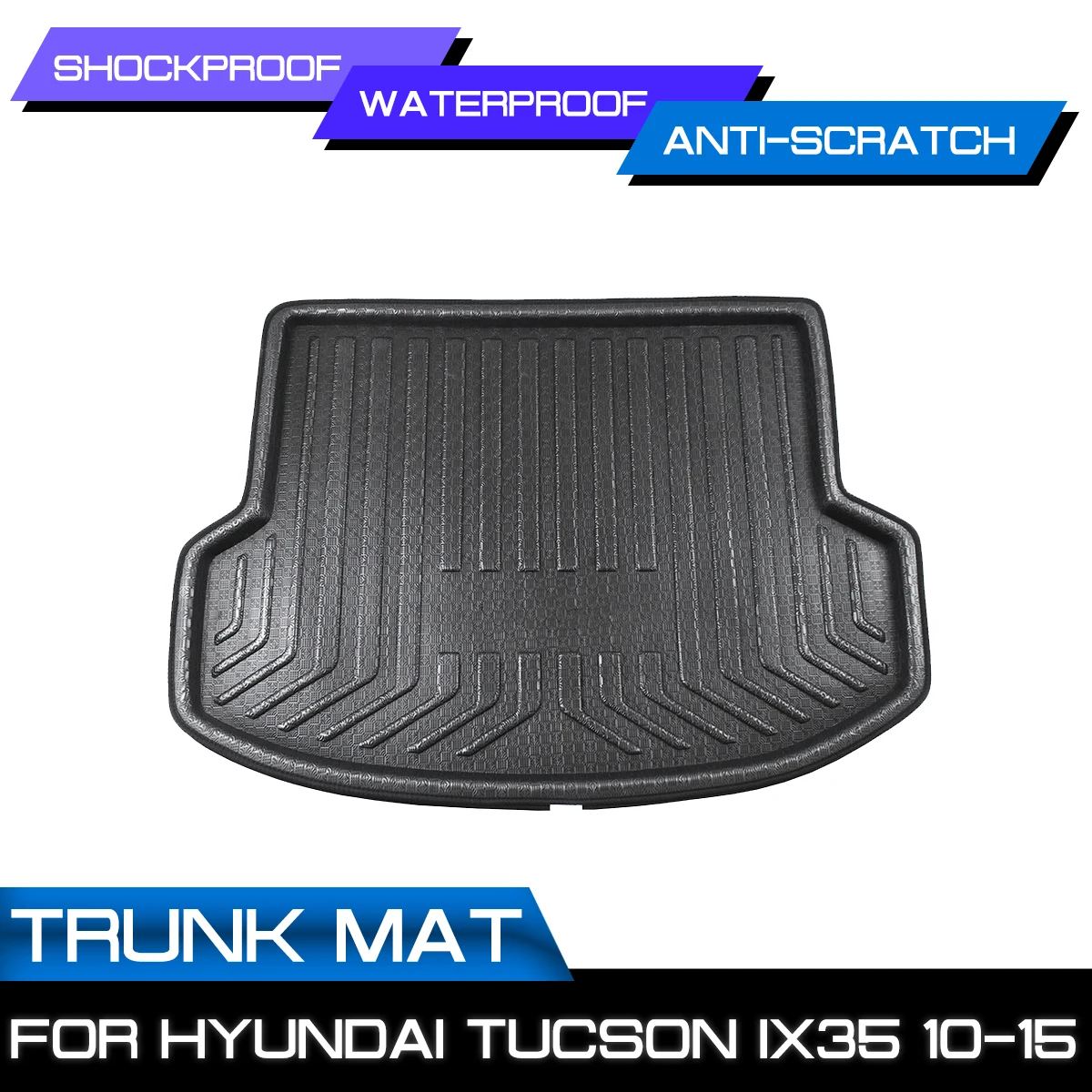 Коврик для багажника автомобиля Hyundai Tucson IX35 2010 2015 водонепроницаемые напольные