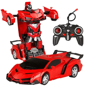 

Rc Transformer RC Car Driving Sports Cars drive Transformation Robots Models Remote Control Car RC Fighting Children toy gift