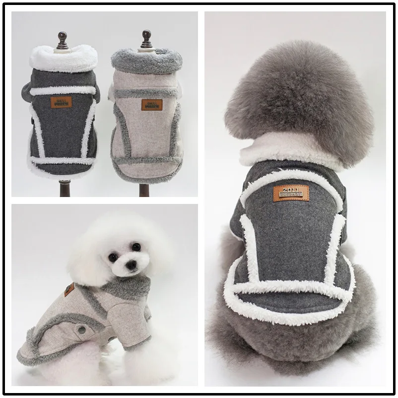 

Luxury Winter Small Dog Jacket Puppy Dog Clothes Pet Outfits Dog Warm Coat Costume Soft Chihuahua Poodle Bichon Pet Clothing