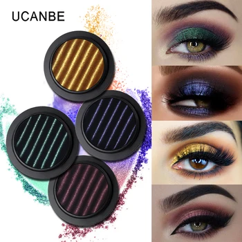 

UCANBE Magnetic Glitter Eye Shadow Palette Makeup Kit Shimmer Shine Single Eyeshadow Powder Pigments Metallic Nude Cosmetics