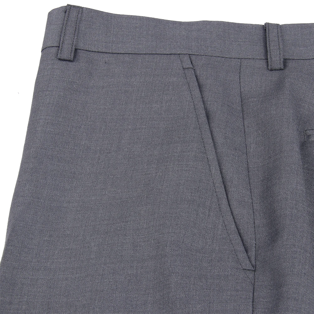 Luxury Super 120 100% Wool Dress Pants Custom Made Gray Suits Pants Tailor Made Grey Business Trouser Bespoke Trousers Office