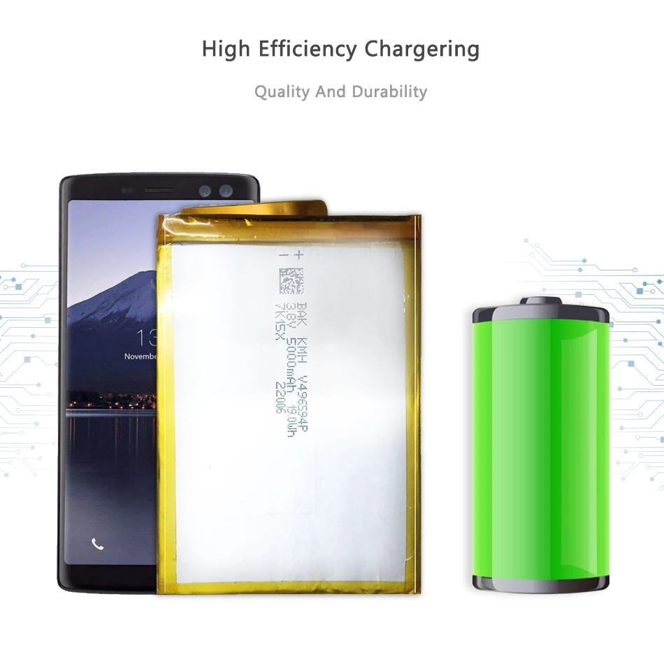Аккумулятор мобильного телефона Для Doogee BL12000/BL12000 Pro, сменный аккумулятор 1200 мАч