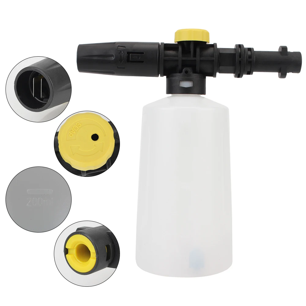 High-Pressure Foam Spray Nozzle for Car and Motorcycle Cleaning