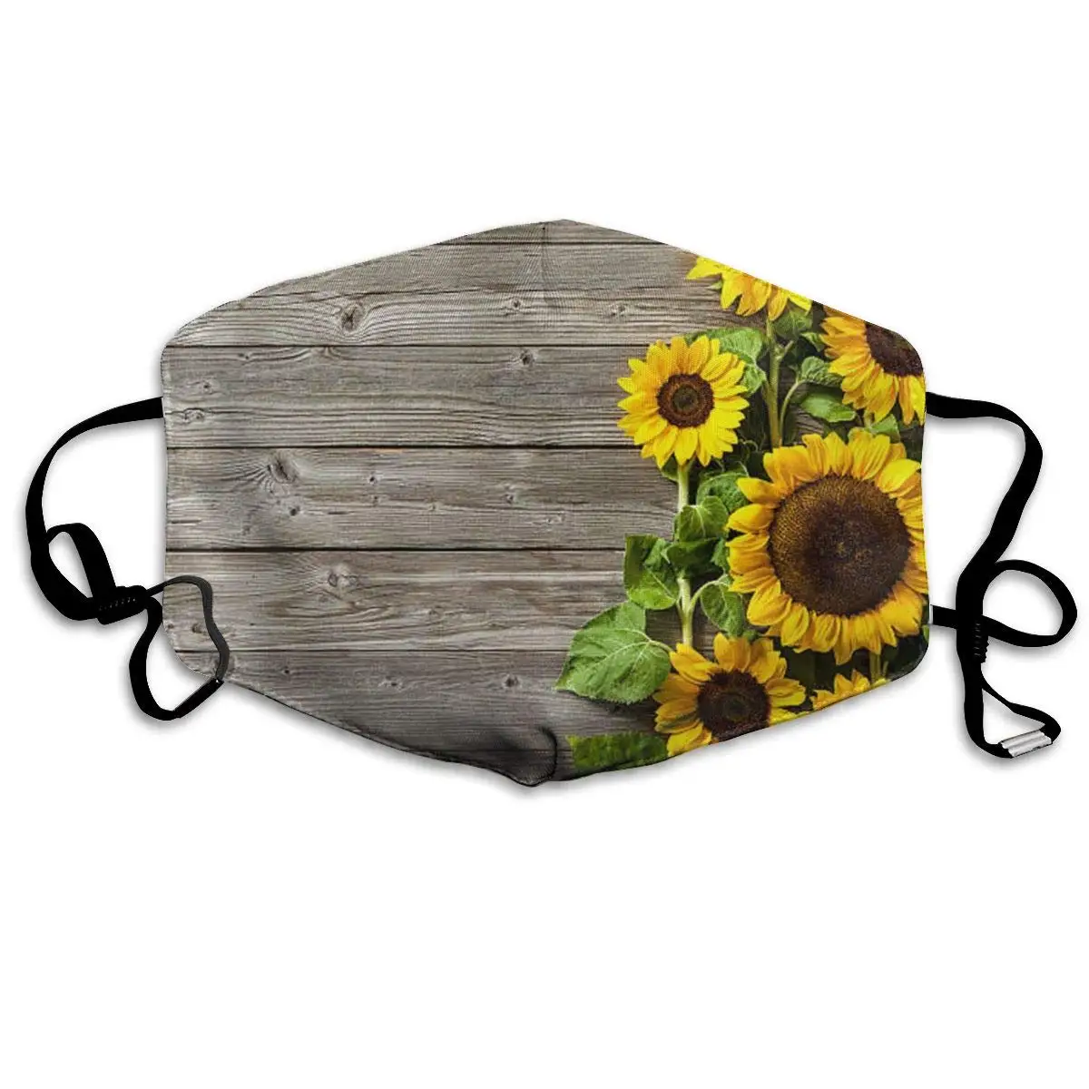 Mouth Mask Plants Theme Sunflower Print Masks Breathable Adjustable Windproof Mouth Muffle, Camping Running for Women and Men|Women