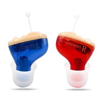 

Hearing Aid Rechargeable Mini Inner Ear Hearing Device 8 Channels CIC Digital Volume Adjustable Sound Amplifier Left Right