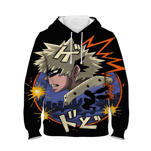 

3d Anime Printed Kids Multicolor Comfort Sweatshirt My Hero Academia Girl Boy Hoodie Children Winter Japanese Fashion Pullovers