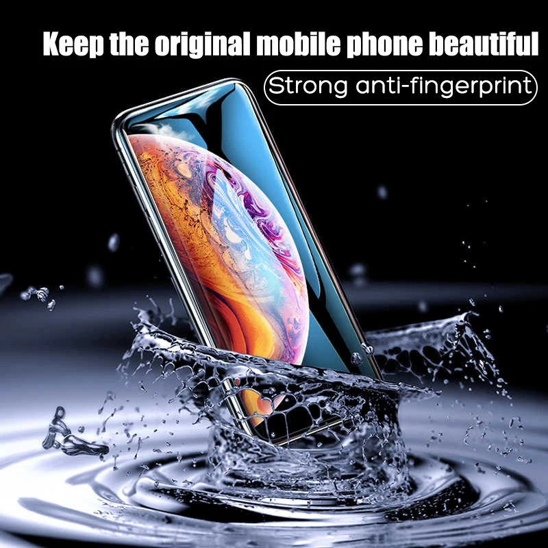 100D защитное закаленное стекло на iPhone 6 6s 7 8 Plus X 11 Pro Max Защитная кромка изогнутая для iPhone XR XS MAX